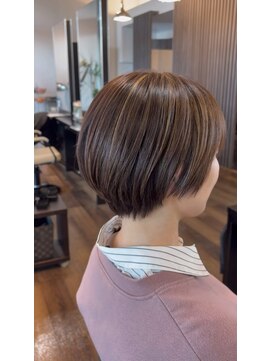 スタイル 皆実店(STYLE) 短めショートボブ♪ナチュラルハイライト