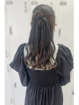 アッシュ 二俣川南口店(Ash)&nbsp;【カチモリスタイル】ハーフアップアレンジ