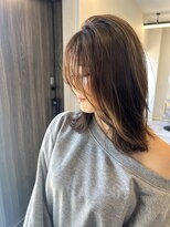 ティック 福井鯖江店(tic.)&nbsp;ミディアムレイヤー×パープルアッシュ