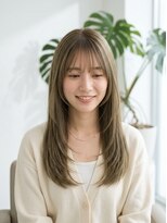 フルショウ 栄店(FURUSHO) くびれレイヤー/オリーブベージュ/大人可愛い/内はねレイヤー