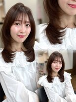 ハピネス クローバー 八木店(Happiness CLOVER) レイヤーカット 髪質改善トリートメント ミディアムレイヤー