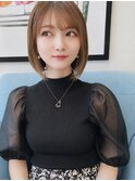 重くなりすぎないボブ