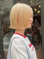 ユルクメゾンシティ 名古屋(JURK MAISON CITY)&nbsp;名古屋/ハッシュカット/グレージュ/デザインカラー