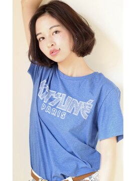 アリエッタ(aRietta) 【aRietta】水原希子風重めボブ/センターパート/白髪染め/小顔