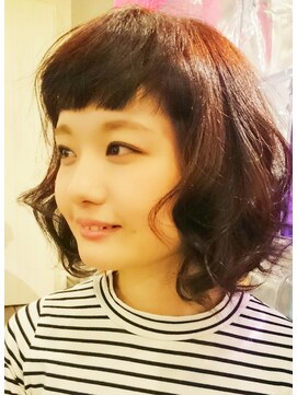 ピンク(PINK) ふんわりキュート！　エアリーカールボブ！！