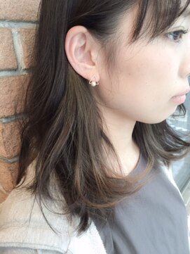 サロンドミルク 原宿(salon de MiLK) インナーカラー×ミントベージュ