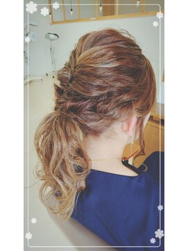 アルベリー ヘアアンドスパ 浜松領家店(ALBELY hair&spa) お呼ばれアレンジヘア