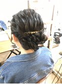 なみシニヨンヘアアレンジ【ヘアアレンジ/立川/立川南/国立】