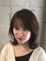 オッソ(OSSO)&nbsp;ラベンダーアッシュ_ダブルバングブランジュ