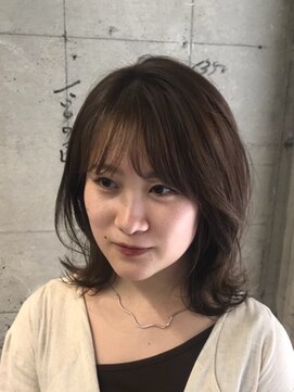 オッソ(OSSO) ラベンダーアッシュ_ダブルバングブランジュ