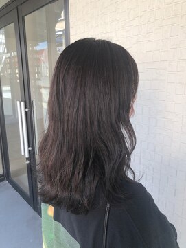 テラスヘア 新潟駅南(TERRACE hair) 艶髪、透明感カラーアッシュグレージュ(ブリーチなし)