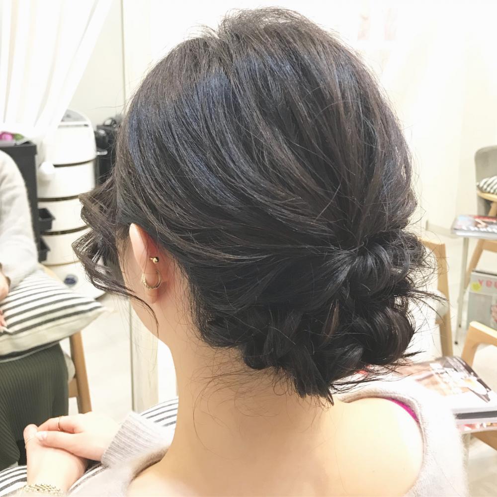 大人女性のための#結婚式参列ヘアセット#30代 #40代 #/銀座