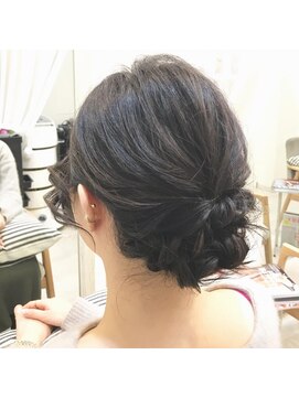 シェルベアー 銀座四丁目(Shell Bear) 大人女性のための#結婚式参列ヘアセット#３０代 #４０代 #５０代