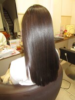 コアフィールフィス(COIFFURE fils)&nbsp;【見附・今町】M3Dストレート　インナーカラーアクリルパープル