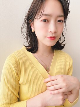 ケーツー あべのキューズモ－ル店(K-two) [K-two]黒髪 エアリーミディ 外ハネ オフィス[天王寺/阿倍野]