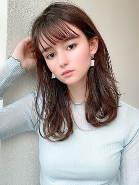 ラルユー 金山(LallYou) ラベンダーカラー/イメチェン/くびれミディ/前髪/透け感