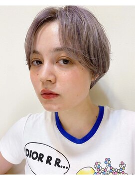 マッシュ 北堀江(MASHU) グレーラベンダーカラー