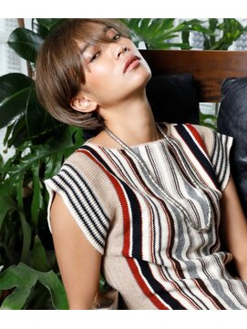 リブロ 三軒茶屋(LIBRO) ヒッピー×マッシュショート