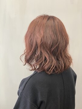 トップヘアー 中庄店(TOP HAIR fuapua) ピンクブラウン×ふわふわパーマ