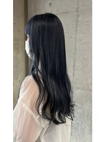 フラット(FLAT)&nbsp;ネイビーブルー×ロング