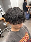 【SHIN】波巻きマッシュパーマ