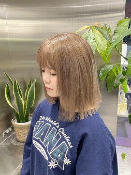 ゼスト 八王子店(ZEST) ミルクティー/グレージュ/ハイトーンカラー【藤野はるひ】