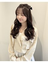 ユーフォリア 新宿通り(Euphoria)&nbsp;甘めハーフツイン/ハーフツイン/ヘアアレンジ/新宿