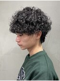 プードルパーマスパイラルパーマツイストパーマメンズマッシュ
