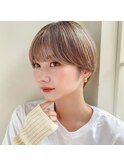小顔ショート/マッシュショート/似合わせカット/ショートヘア