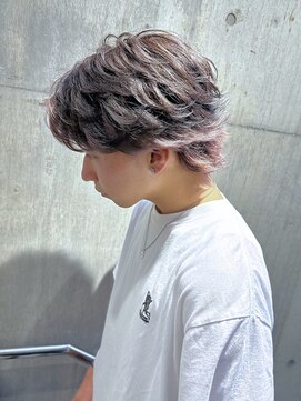 フレイム(FLAME) 【FLAME 天文館】ニュアンスマッシュウルフ×インナーカラー