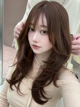 レディアル 渋谷(REDEAL) ワンホンヘア/韓国ヘア/ウルフ/前髪[レイヤーカット/渋谷]