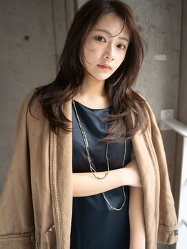 ミリィ 四日市(mily) 顔周りレイヤー×グレージュ＠中村