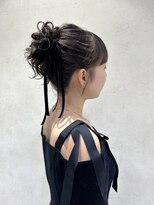 パーク(PAAQ) 【kana】ゆるふわお団子アレンジ×ミディアムヘア