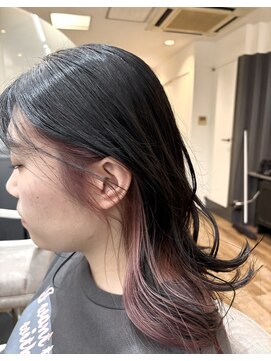 スペラヘアー 船橋店(SpeRa hair) インナーカラー×モーヴピンク