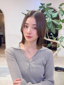 レイラバイアフロート 吉祥寺(Lila by afloat) 前髪長めボブ/長めボブ/ワンレンボブ