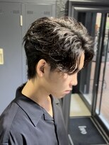 アウル 心斎橋(owl)&nbsp;フェザーパーマ/フェザーショート/センターパート