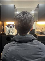 プラウド(PROUD)&nbsp;七三　ショート　メンズ　ニュアンスパーマ　理容室　田町　床屋