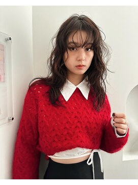 ユー(yew) ウルフパーマ　kaho