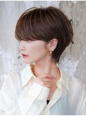 ショートヘア/分け目なし/イメチェン/30代40代50代60代/表参道