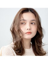 モンド ヘアクリエーション 西田店(monde hair creation)&nbsp;【monde】グレージュカラー×ウェーブヘア
