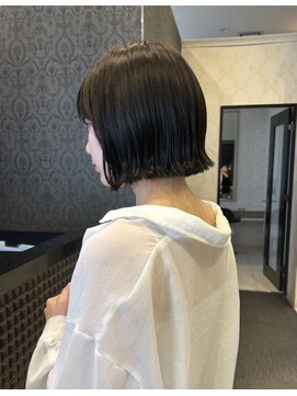 ミック ヘアアンドメイクアップ 直江津店(miq Hair&Make up) パツっとボブ