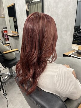 クラン 岡本(Chlan) ダブルカラーでつくるピンクベージュ