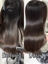 エンバイユアーズ 飯田橋店(eN° by youres) 髪質改善ストレート 縮毛矯正 地毛風ストレート 飯田橋 美髪矯正