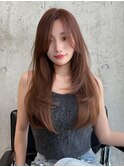 髪質改善レイヤーカットダブルカラーハイライトインナーカラー