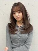 レイヤー/レイヤーカット/ベージュ/ベージュカラー