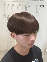 メンズヘアフェイス(Men's hair FACE。)&nbsp;メンズカラー/ブラウン/ラウンドマッシュ