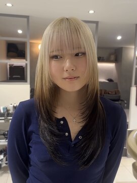 アース 高円寺店(HAIR & MAKE EARTH) ルーツカラー×レイヤーカット〔@x__xrn03 〕
