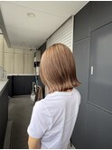 ワンブリーチ♪ベージュカラー守谷/ホワイトグレージュ ブラウン