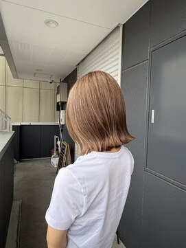 フレリス(FreRis) ワンブリーチ♪ベージュカラー守谷/ホワイトグレージュ ブラウン
