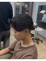アロー 船橋店(AROH)&nbsp;ニュアンスフェザーパーマ×センターパート